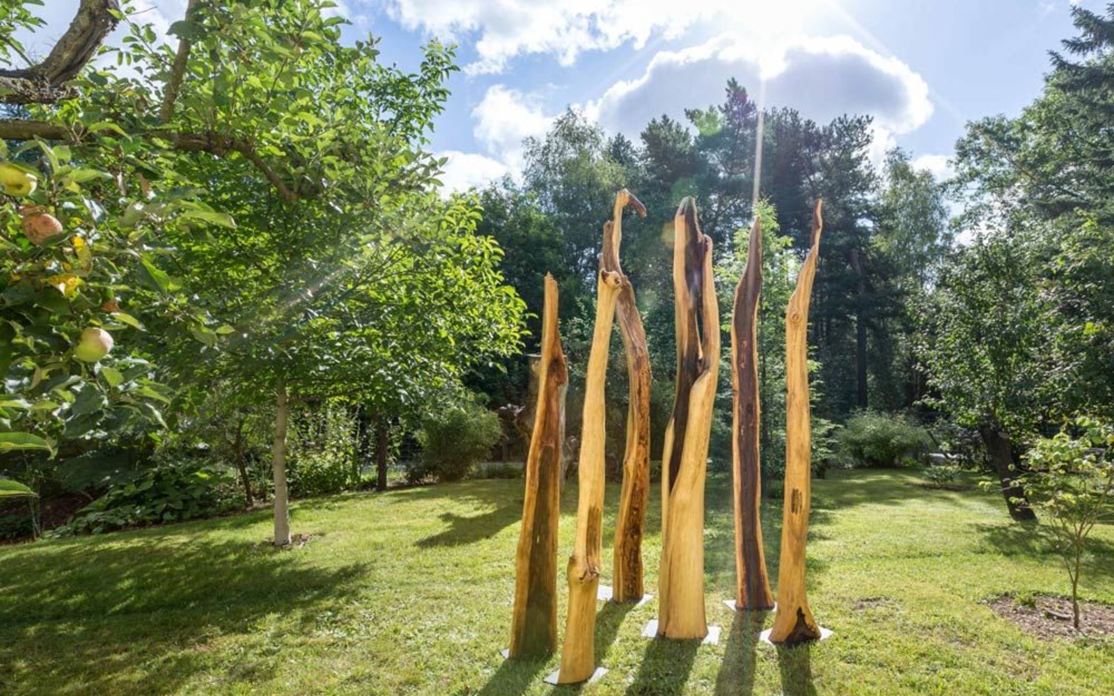 Eichenstelen, Foto: Marcus Hinz