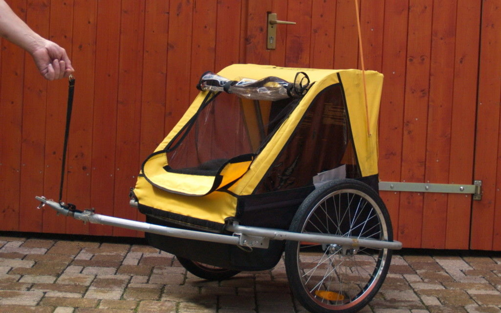 Kinderanhänger, Foto: Ferienhof Radlerslust