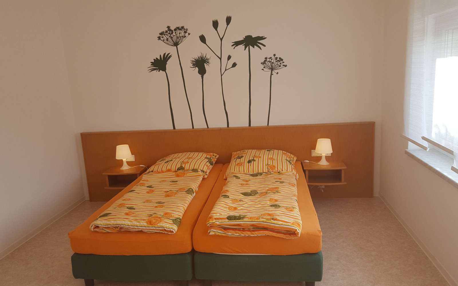 Schlafraum mit Doppelbett, Foto: I. Schwertner